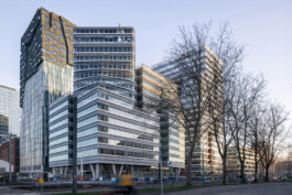 CubeHouse in Amsterdam Zuidas, 13-story hybrid timber office building by SO–IL