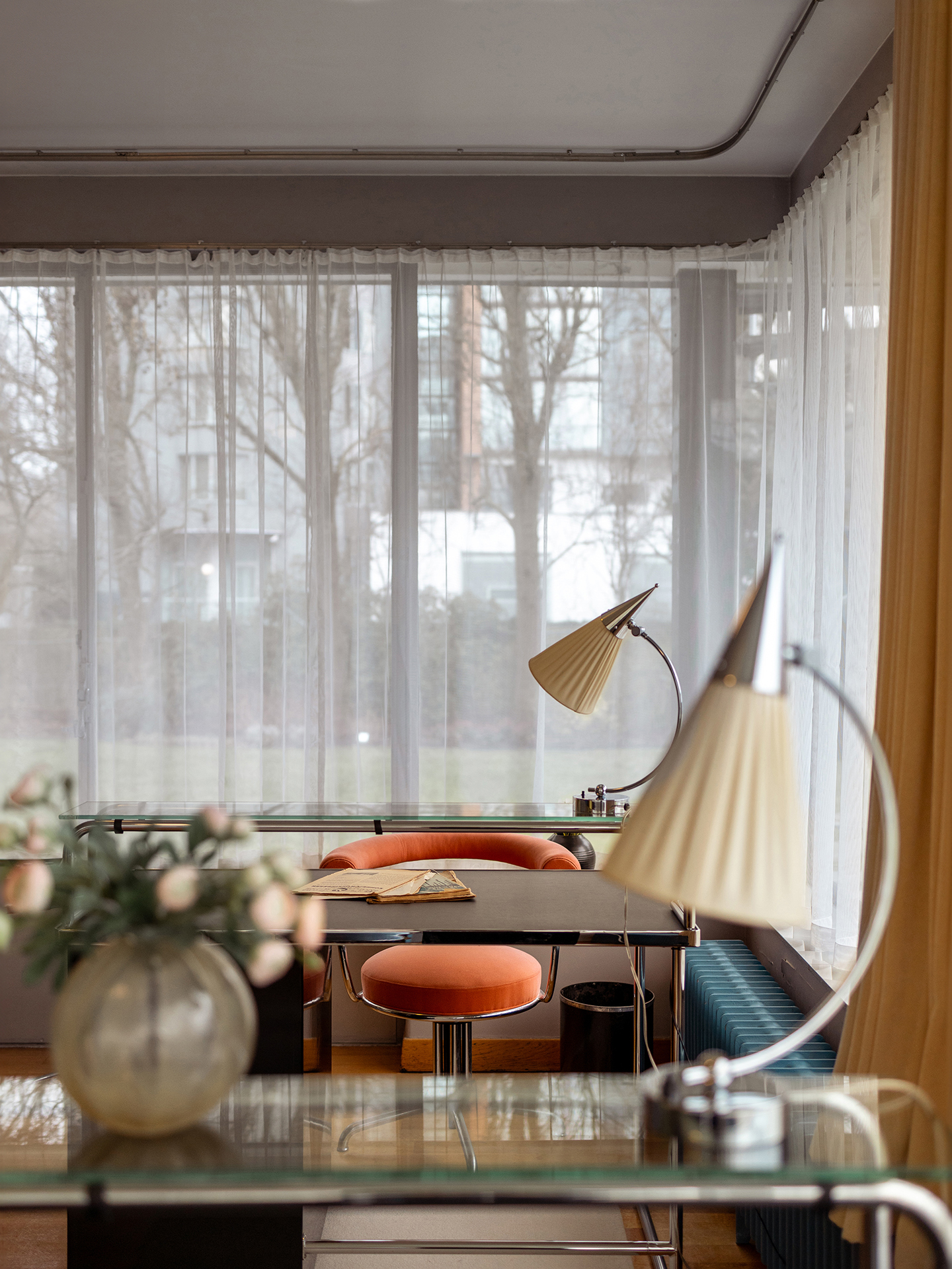 Interior of Huis Sonneveld Rotterdam modernist villa 