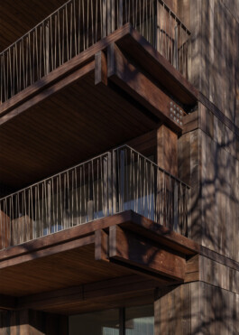 Houtrak housing building in Oostenburg Amsterdam 