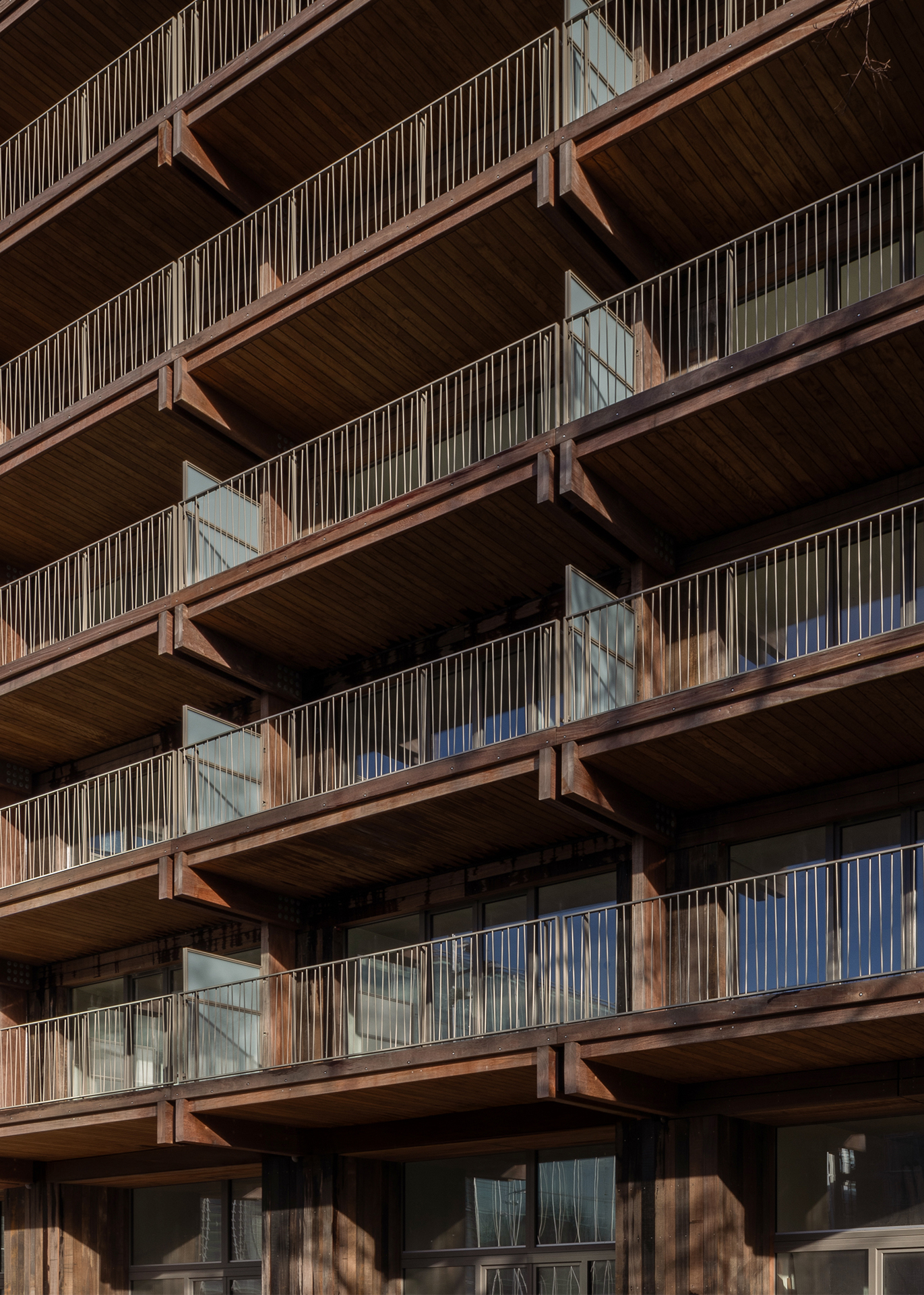 Houtrak housing building in Oostenburg Amsterdam 